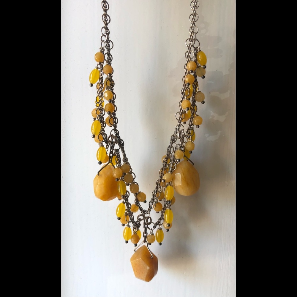 Yellow Quartz Chan Luu Cascading Necklace